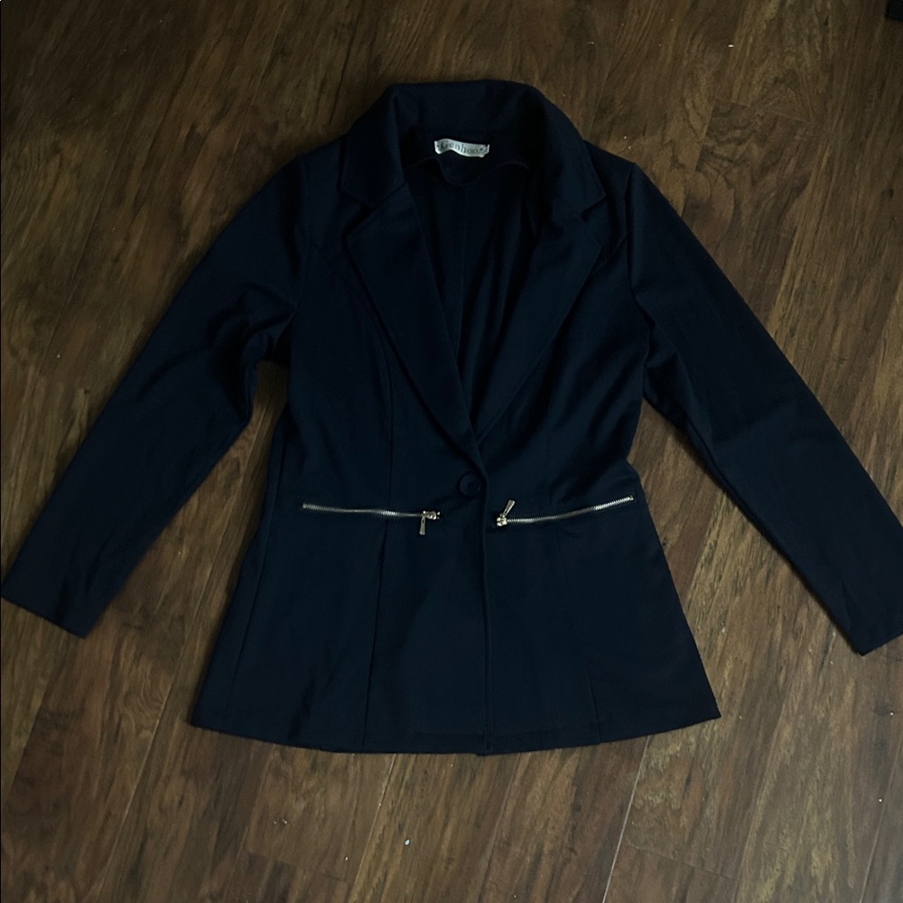 Elegant Black Women's Blazer
